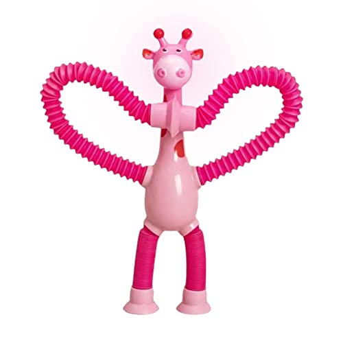 Giraffen-Teleskoprohr – Spielzeug mit Saugnapf, sensorische Teleskopschläuche, Spielzeug mit Saugnapf aus Giraffe, lustiges Geschenk für Mädchen und Giraffen-Teleskoprohr – Spielzeug mit Saugnapf, sensorische Teleskopschläuche, Spielzeug mit Saugnapf aus Giraffe, lustiges Geschenk für Mädchen und von Holdes