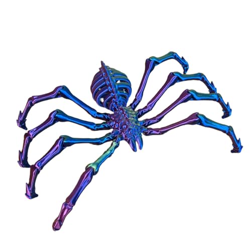 Holdes 3D-gedruckte Spinne, 3D-Gelenkspinne - Artikulierte gefälschte Spinnenfiguren | Schreibtischspielzeug zum Stressabbau, Partygeschenke für das Klassenzimmer, den Arbeitsplatz und zu Hause von Holdes