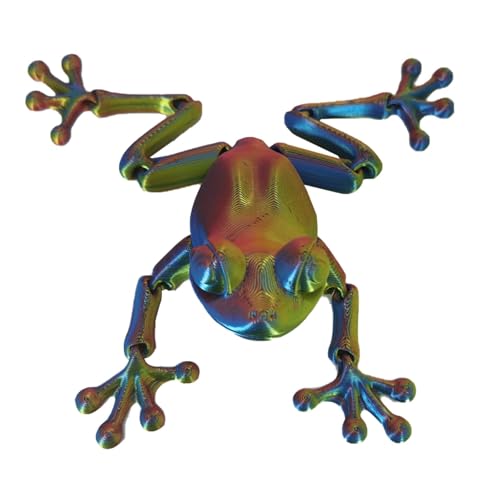 Holdes 3D-gedrucktes bewegliches Spielzeug,3D-gedrucktes Spielzeug Frosch | Tierisches Gelenkspielzeug Froschspielzeug mit beweglichen Gelenken - Froschspielzeug mit beweglichen Gelenken, von Holdes