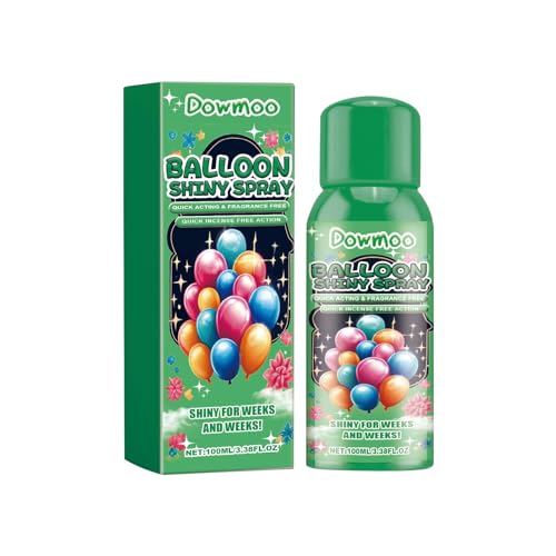 Holdes Ballon-Glanzspray | Ballon-Aufheller auf Basis | 100 ml Ballonaufheller für dauerhaftes Spray, sofortiger Hochglanz für dauerhaften Glanz Holdes Ballon-Glanzspray | Ballon-Aufheller auf Basis | 100 ml Ballonaufheller für dauerhaftes Spray, sofortiger Hochglanz für dauerhaften Glanz von Holdes