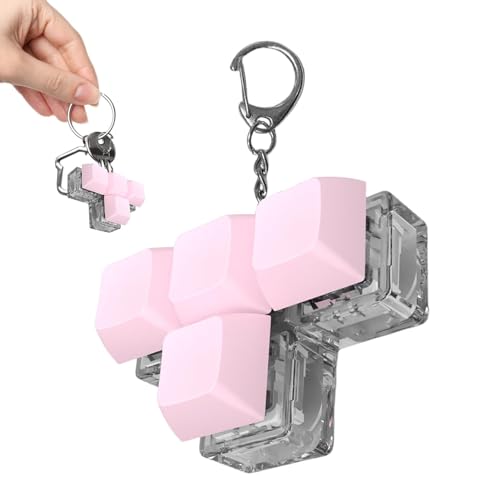 Holdes Clicker-Spielzeug mit Tastatur, Schlüsselanhänger – Spielzeug zum Testen von Bäumen mit 4 Schlüsseln, sensorisches Spielzeug, Schlüsselanhänger, Baumtester, entspannendes Fingerspielzeug Holdes Clicker-Spielzeug mit Tastatur, Schlüsselanhänger – Spielzeug zum Testen von Bäumen mit 4 Schlüsseln, sensorisches Spielzeug, Schlüsselanhänger, Baumtester, entspannendes Fingerspielzeug von Holdes