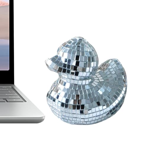 Holdes Disco-Ornamente, Disco-Thema, Entenform, Kugel, verspiegelte Glas-Kuchendekoration, kreatives Schreibtisch-Ornament für Hochzeiten, Feiertage, Themenpartys Holdes Disco-Ornamente, Disco-Thema, Entenform, Kugel, verspiegelte Glas-Kuchendekoration, kreatives Schreibtisch-Ornament für Hochzeiten, Feiertage, Themenpartys von Holdes