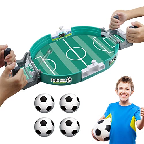 Holdes Finger-Fußball-Brettspiel, kleines Fußball-Handspiel - Mini-Fußballspiel,Eltern-Kind-Desktop-Doppel-Fußballfeld-Spielzeug für Kindergeburtstag-Familienspiel von Holdes