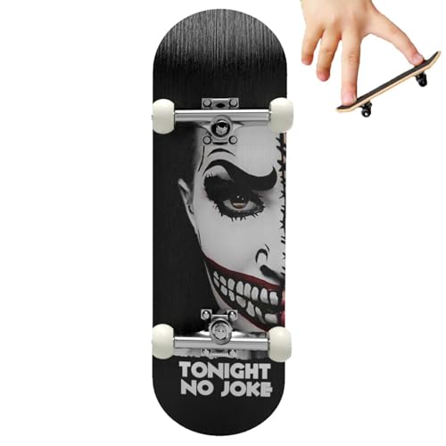 Holdes Finger-Skateboard - Fingerscooter-Spielzeug mit 5-lagigem Ahornholz-Deck - -Scooter-Fingerbrett, Fingerspielzeug-Skateboards für Skateboard-Party-Gefälligkeiten, kreative Geschenke von Holdes