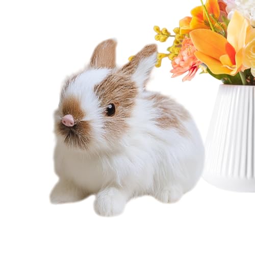 Holdes Realistisches Kaninchen | Realistische Plüsch Kaninchen Miniaturen | Häschen Nachbildung Stofftiere | Für Ostern Party Feengarten Miniatur Deko Wohnaccessoires Holdes Realistisches Kaninchen | Realistische Plüsch Kaninchen Miniaturen | Häschen Nachbildung Stofftiere | Für Ostern Party Feengarten Miniatur Deko Wohnaccessoires von Holdes