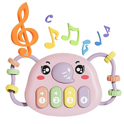 Trommelspielzeug,2-in-1-Cartoon-Beißspielzeug für Kinder, Trommel mit 5 Modi | Lernspielzeug für Kinder für Jungen, Mädchen, Kinderübungen, Musikspielzeug als Geburtstagsgeschenk für Kinder im Holdes von Holdes