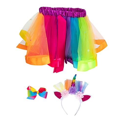 Holibanna 1 Satz Gazeanzug für Mädchen-Tutu-Kleid Tüll-Unterrock für Frauen prinzessinnen kleider schminkset Partydekoration für Mädchen Cosplay-Rock für kleine Mädchen von Holibanna