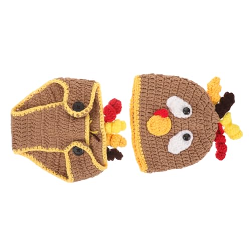 Holibanna Truthahn-fotorequisiten Für Neugeborene Baumwollkostüm Cosplay-outfits Satz Mit Mütze Und Dekorativem Windel Für Babyfotoshootings Holibanna Truthahn-fotorequisiten Für Neugeborene Baumwollkostüm Cosplay-outfits Satz Mit Mütze Und Dekorativem Windel Für Babyfotoshootings von Holibanna