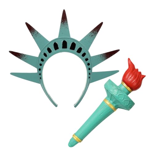 Holibanna 1 Satz Kostümzubehör Statue Der Krone Und Fackel Für Patriotische Partys Halloween-verkleidungsstatue Der Krone Holibanna 1 Satz Kostümzubehör Statue Der Krone Und Fackel Für Patriotische Partys Halloween-verkleidungsstatue Der Krone von Holibanna