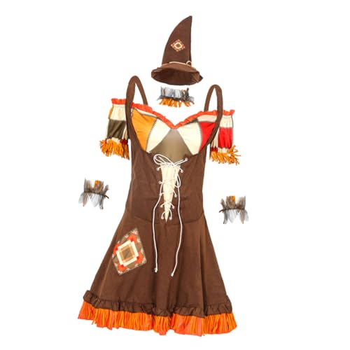 Holibanna 1 Satz Vogels Cheuche Kleid Halloween-requisiten Halloween-kostüm Für Erwachsene Kostüme Für Erwachsene Erwachsenes Halloween Halloween-dekor Performance-kostüm Polyester von Holibanna