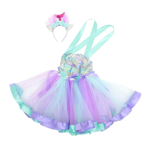 Holibanna 1 Satz verkleidung faschingskostüme kinderkleid fastnachtskostüme kleider für Meerjungfrau Prinzessin Party Kleid Cosplay-Versorgung Nylon von Holibanna