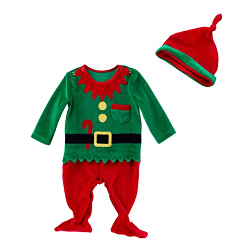 Holibanna 1 Set Weihnachtskleidung Weihnachtsoutfits Für Babys Weihnachtskostüme Für Weihnachtsfoto Requisiten Weihnachtsoverall Weihnachtskleidung Weihnachtsoverall von Holibanna