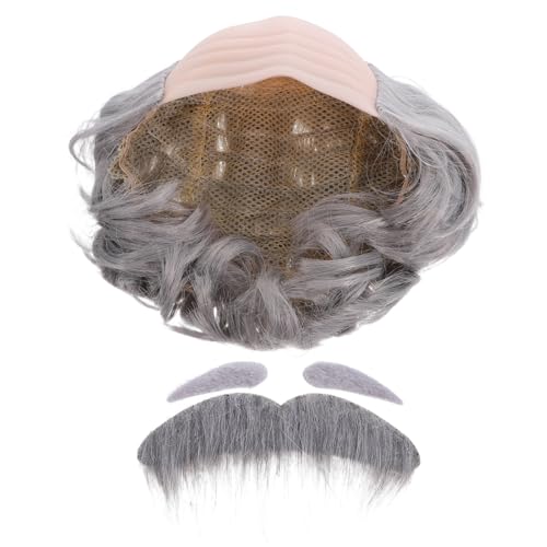 Holibanna 1 Set realistische Glatzenkappe für Erwachsene – Halloween-Kostüm mit Glatzenkappe und Bart und Augenbraue – Kopf-Cosplay-Requisite für Cosplay und Theater Holibanna 1 Set realistische Glatzenkappe für Erwachsene – Halloween-Kostüm mit Glatzenkappe und Bart und Augenbraue – Kopf-Cosplay-Requisite für Cosplay und Theater von Holibanna