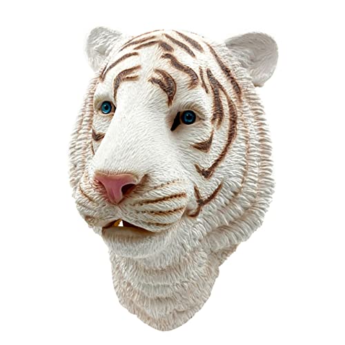 Holibanna 1 Stk Tiger Maske Tiergesichtsmaske Make-up-Zubehör Party-Masken Cool halloween costume halloween kleidung einzigartige Tigerkopfbedeckung kreative Tigergesichtsabdeckung Emulsion von Holibanna