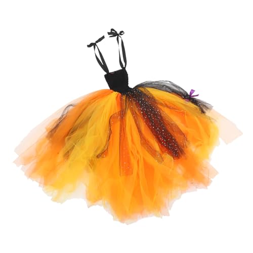 Holibanna 1 Stück Halloween Tutu Kleid Spinnenmuster Blasenrock Cosplay Kostüm Für Kinder – Größe von Holibanna