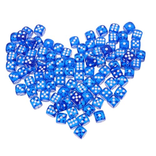 Holibanna 100 Stück Teiliges Acrylwürfel mit Abgerundeten Ecken Seitige Transparente Bunte Würfel Leichte und Stabile Spielwürfel für Brettspiele Matheunterricht Party und Unterhaltung Holibanna 100 Stück Teiliges Acrylwürfel mit Abgerundeten Ecken Seitige Transparente Bunte Würfel Leichte und Stabile Spielwürfel für Brettspiele Matheunterricht Party und Unterhaltung von Holibanna