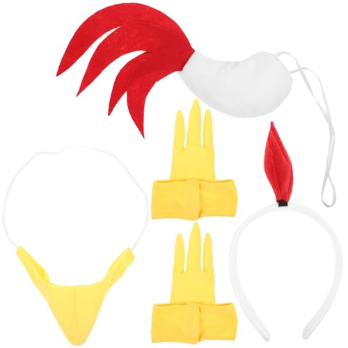 Holibanna 1Satz Easter Chick Kostüm Set mit Haarreif Klaue für Erwachsene und Kostümaccessoires für Ostern und Cosplay Holibanna 1Satz Easter Chick Kostüm Set mit Haarreif Klaue für Erwachsene und Kostümaccessoires für Ostern und Cosplay von Holibanna