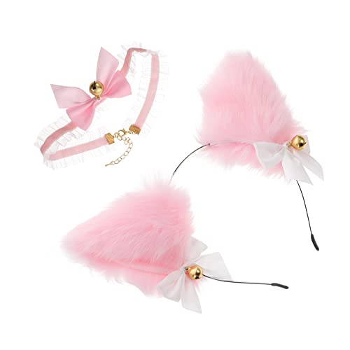 Holibanna 1Satz Katzenohren Haarreif Mit Glöckchen Cosplay Stirnband Für Frauen Handgefertigtes Katzenohren Accessoire Mit Fliege Halskette Für Partys Holibanna 1Satz Katzenohren Haarreif Mit Glöckchen Cosplay Stirnband Für Frauen Handgefertigtes Katzenohren Accessoire Mit Fliege Halskette Für Partys von Holibanna