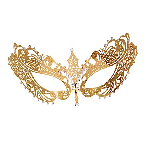 Holibanna Elegante Maskerade Party Maske Strass Tanzen Halbe Gesicht Maske für Photo Booth Requisiten von Holibanna