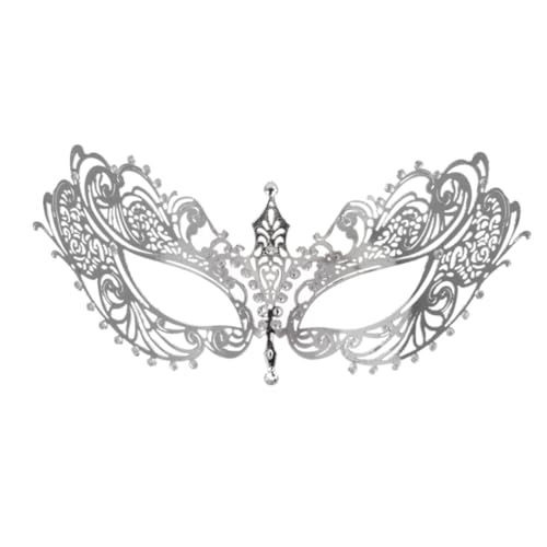 Holibanna 1stk Tanzparty-maske Cosplay-maske Strass-party-maske Ball Masken Silver von Holibanna