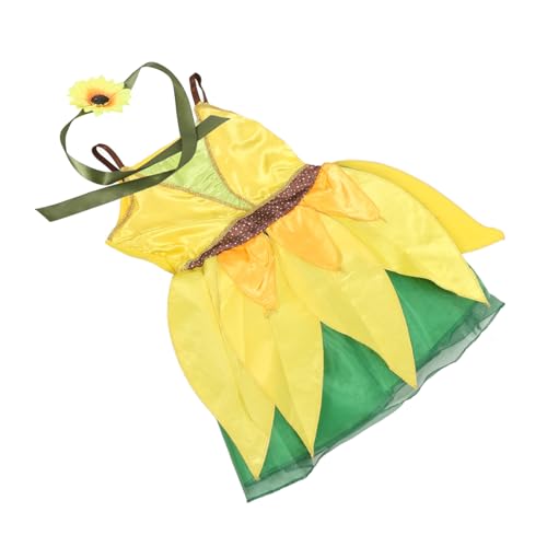 Holibanna 2 Stk Partyrock Sonnenblumen Verkleiden Sich Tutu-rock Für Mädchen Sonnenblumen Kostüme Outfit Sonnenblumenkostüm Kinderkleidung Für Mädchen Kostüme Für Mädchen Yellow von Holibanna