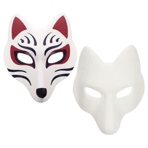 Holibanna 2 Stück Teiliges Fuchs DIY Masken aus Sicherem Leichte Unbemalte Vollgesichts Masken für Halloween Karneval Maskenball für Jugendliche und Kreative Bastelprojekte Holibanna 2 Stück Teiliges Fuchs DIY Masken aus Sicherem Leichte Unbemalte Vollgesichts Masken für Halloween Karneval Maskenball für Jugendliche und Kreative Bastelprojekte von Holibanna