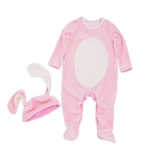 Holibanna Kostüm Baby Kind 2 Stücke Ohrenschützer Overalls Kappe Größe 0-3 Monate Für Partys von Holibanna