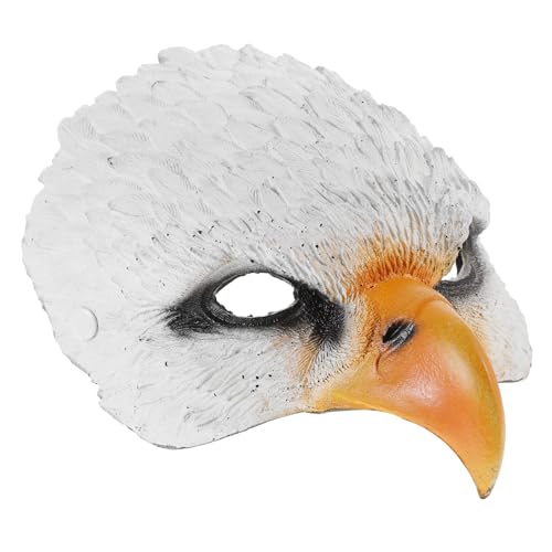 Holibanna 2St Adler Maske Vampir-Party-Dekorationen Vogelmaske für Erwachsene Vogelkostüm halloween dekoration halloween-dekoration Halloween-Maske Vogel Gesichtsmaske Schutzmaske Pu Weiß von Holibanna