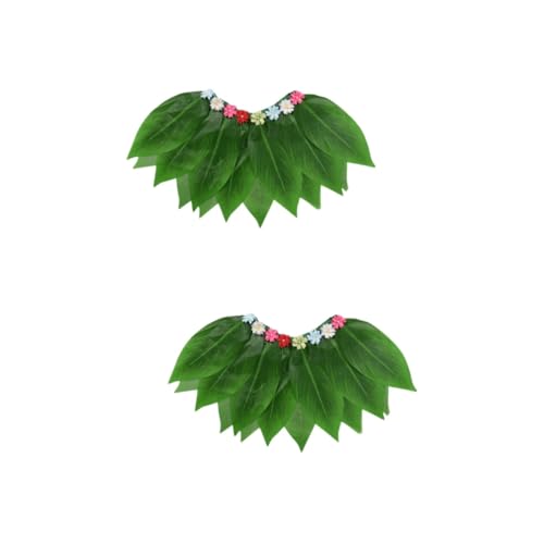 Holibanna 2st Hawaii Stoff Grasrock Hawaii-grasrock Hawaii-hula-rock Green von Holibanna