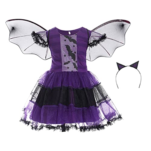 Holibanna 4 Sets Halloween Kleider Halloween Spielzeug Halloween Fledermaus Kopfbedeckung Kinder Cosplay Zubehör Party Zubehör Spinnenkostüm Halloween Teufel Haarreif Kostüme Stoff von Holibanna