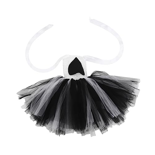 Holibanna 4 Stück Kinderkleid halloween costume halloween kleidung festival outfits halloween kostuem Mädchen-Tutu Tutu-Kleid Anziehkleidung für kleine Mädchen Tutu-Rock Nylongewebe Black von Holibanna