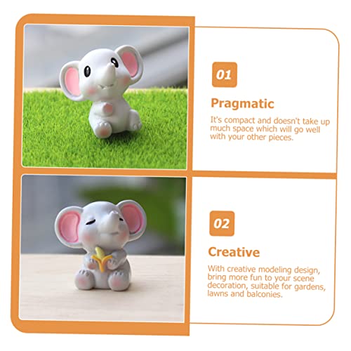 Holibanna 4 Stück Kleine Dekofiguren aus Resin Handbemalt mit Rosa Ohren Miniatur Tierfiguren für Tisch Garten Balkon und Innenraumgestaltung Holibanna 4 Stück Kleine Dekofiguren aus Resin Handbemalt mit Rosa Ohren Miniatur Tierfiguren für Tisch Garten Balkon und Innenraumgestaltung von Holibanna