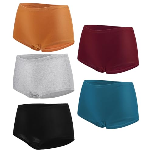 Holibanna 5 Stück Damen-Baumwoll-Slips Unterwäsche Damen-Unterwäsche Boyshorts Damen-Slips Höschen Mit Vollständiger Abdeckung von Holibanna