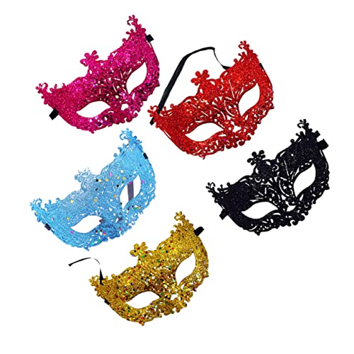 Holibanna 5 Stück Tanzparty Maske Orange Maskerade Maske Maskerade Maske Frauen Maskerade Ball Maske Für Männer Maskerade Masken Für Frauen Maskerade Maske Für Frauen Dekorative Masken von Holibanna