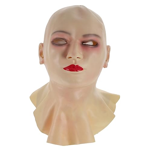 Holibanna 5St Cosplay Kostüm kahle Stütze Teufel Cosplay Maske Horror-Maske ohne Kopfbedeckung halloween costume halloween kleidung Halloween-Maske Streichmaske lustige Kopfmaske Emulsion von Holibanna