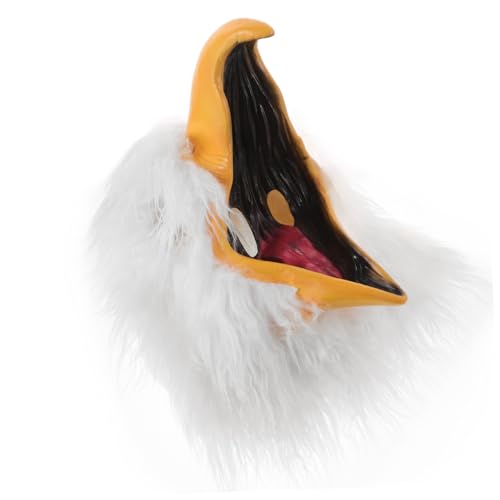 Holibanna Adlermaske Adler-halloween-maske Cosplay-maske Eulenmaske Vogel Maske Halloween-masken Für Erwachsene Lustige Halloween-maske Falkenmaske Adlerkostüm Für Kinder Weiß Emulsion von Holibanna