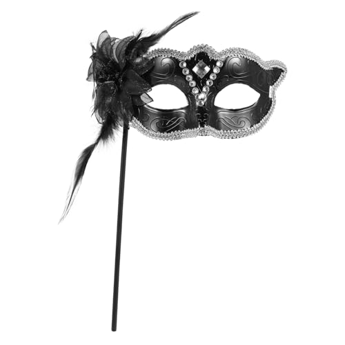 Holibanna Elegante Handheld Maskerade Maske Für Damen Perfekte Abschlussball Maske Und Party Requisite Für Frauen Und Mädchen Stilvolles Kostümzubehör Für Unvergessliche Feiern von Holibanna