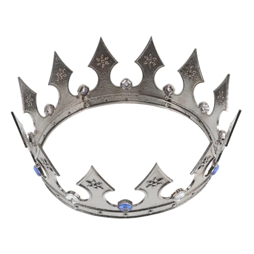 Holibanna Europäische Königskrone aus Metall mit Acrylkristallen Edles Mittelalterliches Diadem für Erwachsene und Verstellbares Festtags und Kostümzubehör für Halloween Geburtstage Theater Holibanna Europäische Königskrone aus Metall mit Acrylkristallen Edles Mittelalterliches Diadem für Erwachsene und Verstellbares Festtags und Kostümzubehör für Halloween Geburtstage Theater von Holibanna