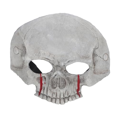 Holibanna Halloween Halbmaske Schädel aus Schaumstoff Leichter Realistischer Horror-gesichtsschutz mit Blutrotem Auge Auffälliges Party-cosplay für Erwachsene Vielseitig für Mexikanische Holibanna Halloween Halbmaske Schädel aus Schaumstoff Leichter Realistischer Horror-gesichtsschutz mit Blutrotem Auge Auffälliges Party-cosplay für Erwachsene Vielseitig für Mexikanische von Holibanna