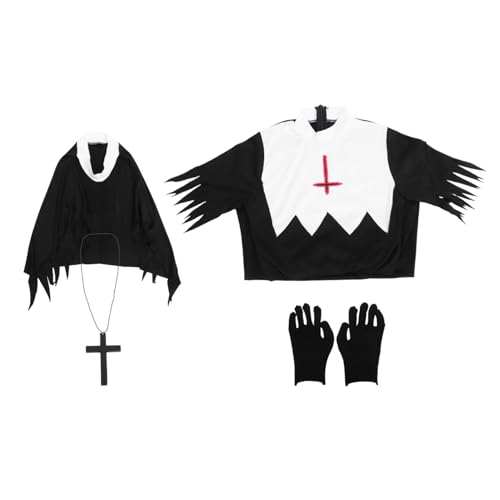 Holibanna Halloween Kleidung Halloween Kleider Halloween Zombie Kostü Für Damen Gruselige Cosplay Outfits Mit Handschuhen Dekorative Für Halloween Größe l von Holibanna