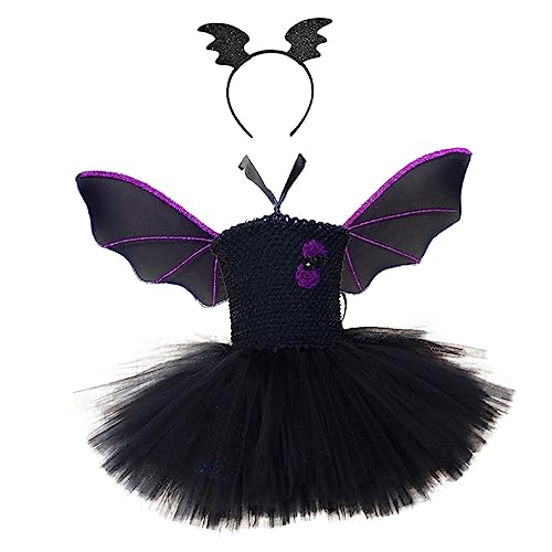 Holibanna Halloween Kostüm Für Fledermausflügel Verkleidung Für Mädchen Und Jungen Ideal Für Fasching Partys Und Halloween Inkl Umhang Und Zubehör Größe Für Geeignet von Holibanna