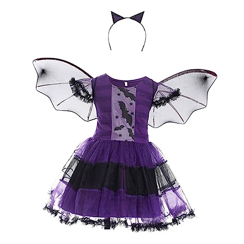 Holibanna Halloween Kostüm Für Kinder Halloween Umhang Mit Cosplay Kostü Für Ädchen Perfekte Verkleidung Für Halloween Rollenspiel Bühnenaufführungen Lustiges Kostü Für Halloween Deko Party von Holibanna