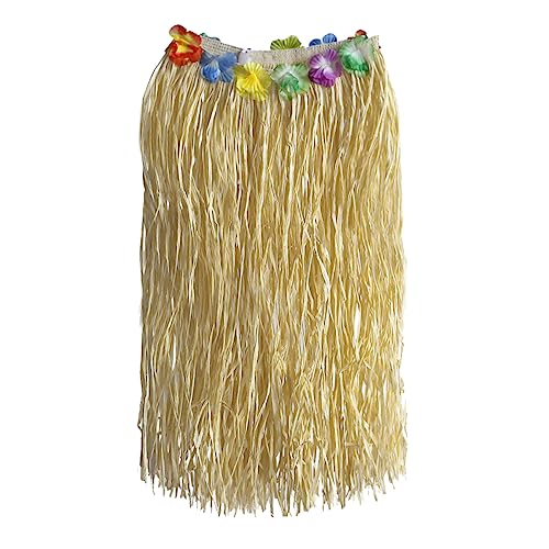 Holibanna Hawaii-Papierrock Hawaii-Partykostüm Hawaiischer Grasrock Luau-Hula-Rock hawaii accessoires Hawaii-Accessoire Damenröcke Mädchenkleider Hawaii-Partykleid Hawaii-Performance-Rock von Holibanna