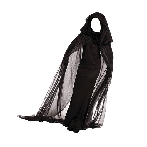 Holibanna Hexenkostüm Für Cosplay Teufel Kostüm Frauen Bodenlänge Figurbetontes Abschlussballkleid Halloween-hexenkleid Für Rollenspiele Halloweenkostüm Spukkapuze Nachtclub Die Damen von Holibanna