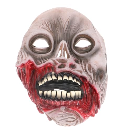 Horror- Horrormaske Horror-Zombie beängstigend Halloween-Kostüm Osterplüschtiere Kostüm Halloween Ostergeschenke Gruselige Halloween-Masken gruselige Masken Clown Haube von Holibanna