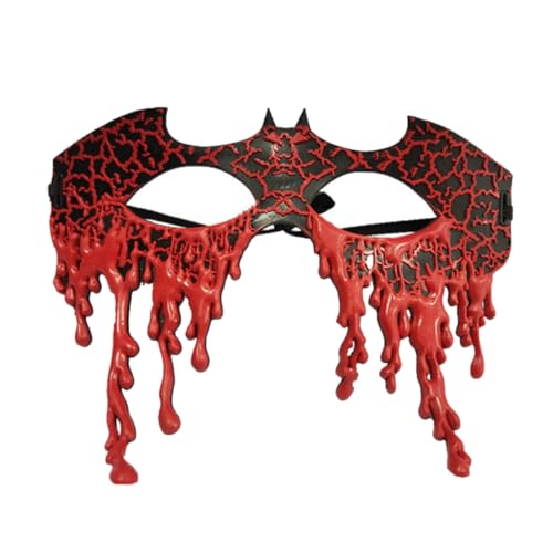 Holibanna Maske Halloween Halbmaske Fledermaus Design Partymaske Cosplay Strapazierfähiges Material Kostümparty Dekoration Holibanna Maske Halloween Halbmaske Fledermaus Design Partymaske Cosplay Strapazierfähiges Material Kostümparty Dekoration von Holibanna