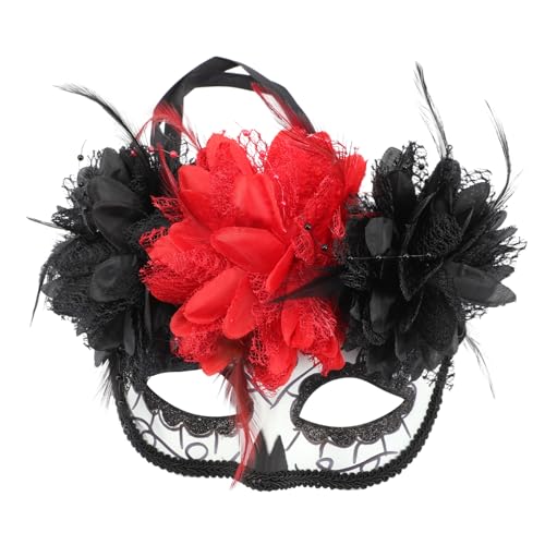 Holibanna Tag Der Toten-maske Mit Und Blumendetails Für Cosplay-partys Und Feiern von Holibanna