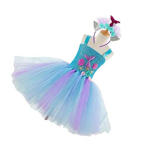 Holibanna Meerjungfrauenrock Für Mädchen-tutu Meerjungfrauenkleid Für Mädchen Meerjungfrau Hochzeitskleid Meerjungfrau Hochzeitskleid Mädchen Spitzenkleid von Holibanna