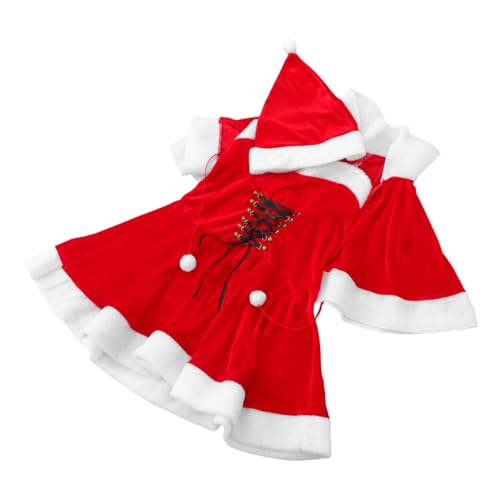 Holibanna Mrs Claus Kostüm Damen Weihnachtskleid mit Cape und Hut Festliches Santa Outfit für Frauen Bequemes Tanzkostüm für Weihnachtsfeier Festliche Mottoparty Fotoshooting Holibanna Mrs Claus Kostüm Damen Weihnachtskleid mit Cape und Hut Festliches Santa Outfit für Frauen Bequemes Tanzkostüm für Weihnachtsfeier Festliche Mottoparty Fotoshooting von Holibanna