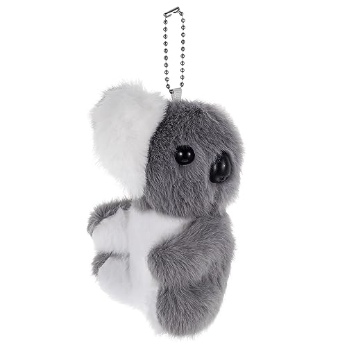 Holibanna Plüsch Koala Schlüsselanhänger Gefüllter Anhänger Für Rucksäcke Niedliches Stofftier Mit Perlenkette Perfektes Und Dekoration Für Taschen von Holibanna